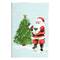 Stupell Industries Snowy Santa Claus Tree Scenery Wall Plaque Art